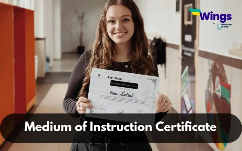 Medium of Instruction Certificate