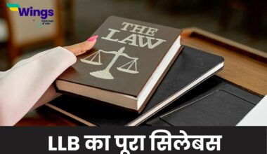 LLB Syllabus in Hindi
