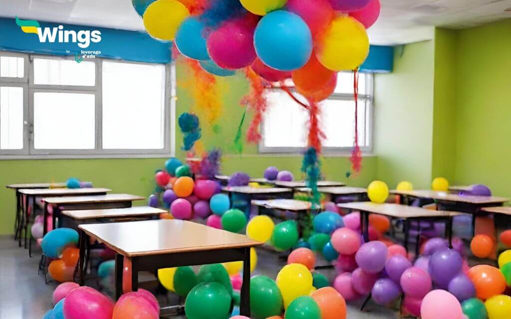 Holi Decoration Ideas for School