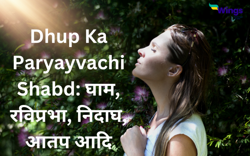 Dhup Ka Paryayvachi Shabd