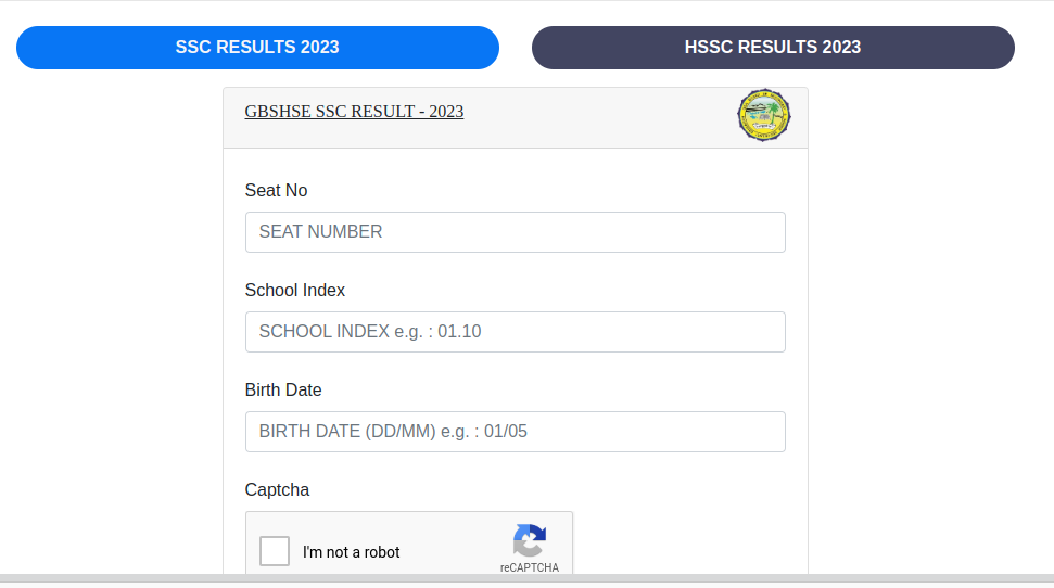 GBSHSE Goa Board Result 2023 