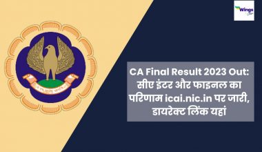 CA Final Result 2023 Out