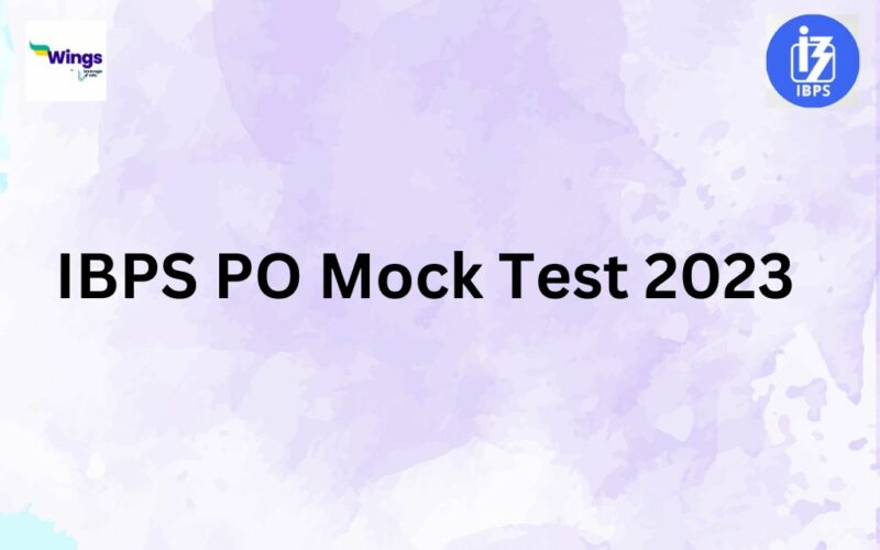 IBPS PO Mock Test