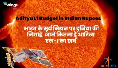 Aditya L1 Budget in Indian Rupees
