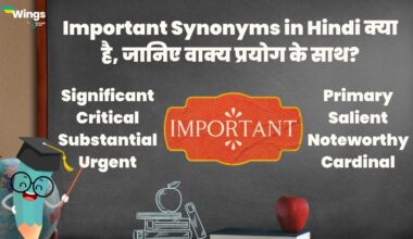 Important Synonyms in Hindi