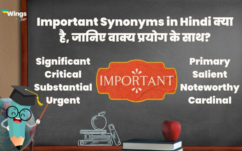 Important Synonyms in Hindi