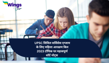 Women's Reservation Bill 2023 UPSC in Hindi