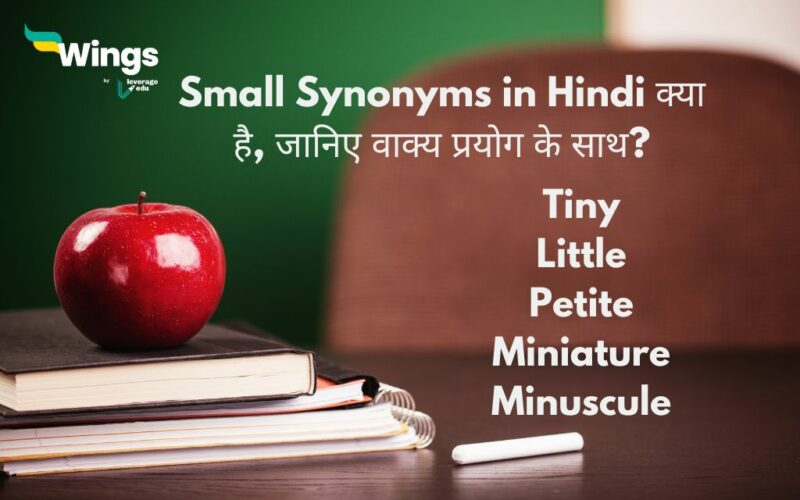 Small Synonyms in Hindi