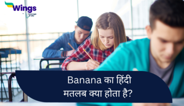 Banana Meaning in Hindi
