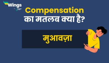 Compensation meaning in Hindi