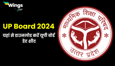 UP Board Time Table 2024 Class 12 Download
