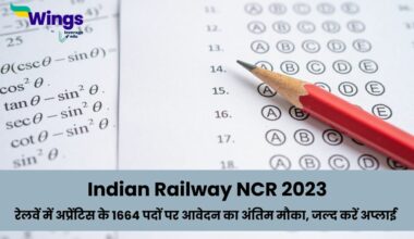 Indian Railway NCR 2023