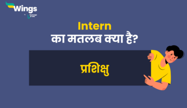Intern Meaning in Hindi