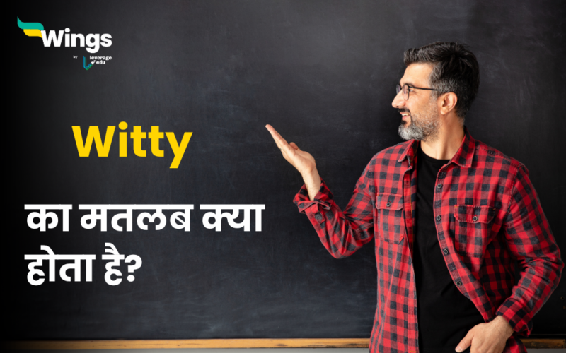 Witty Meaning in Hindi