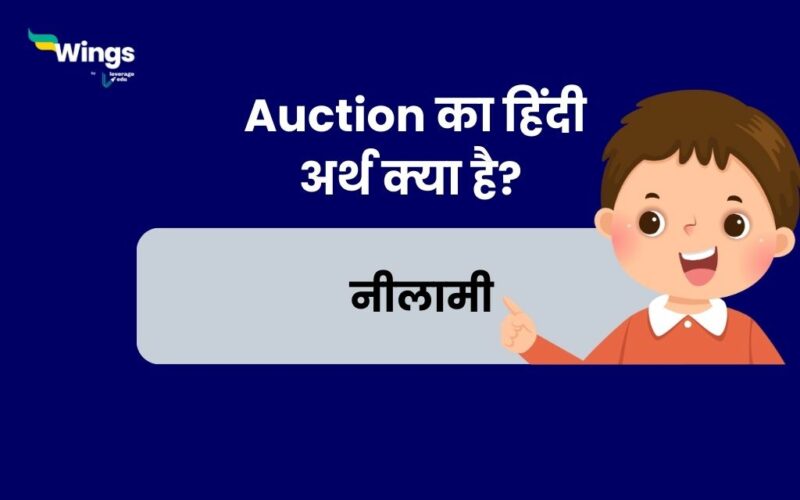 Auction Meaning in Hindi