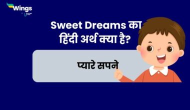 Sweet Dreams Meaning in Hindi