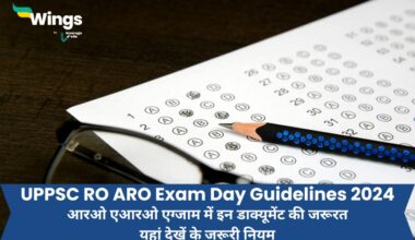UPPSC RO ARO Exam Day Guidelines 2024