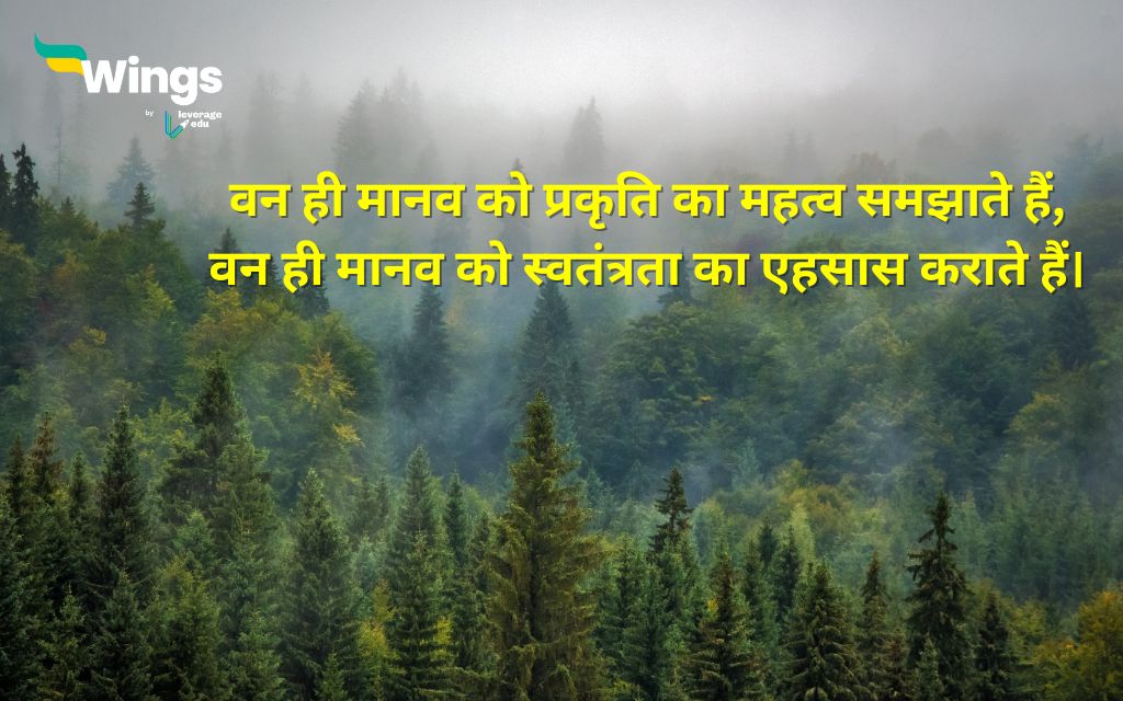 Save Forest Slogan in Hindi