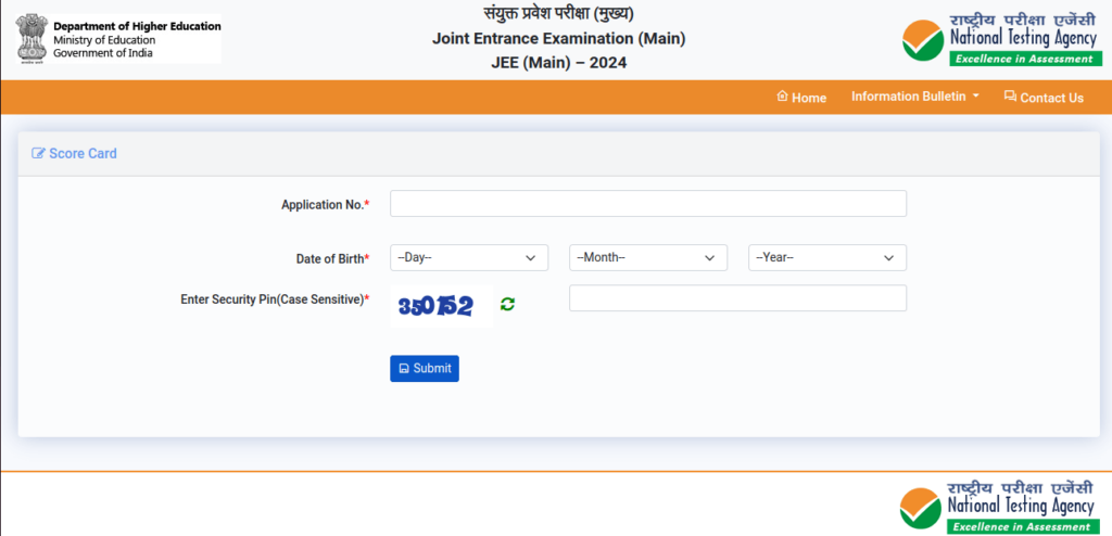 JEE Main B Arch Result 2024