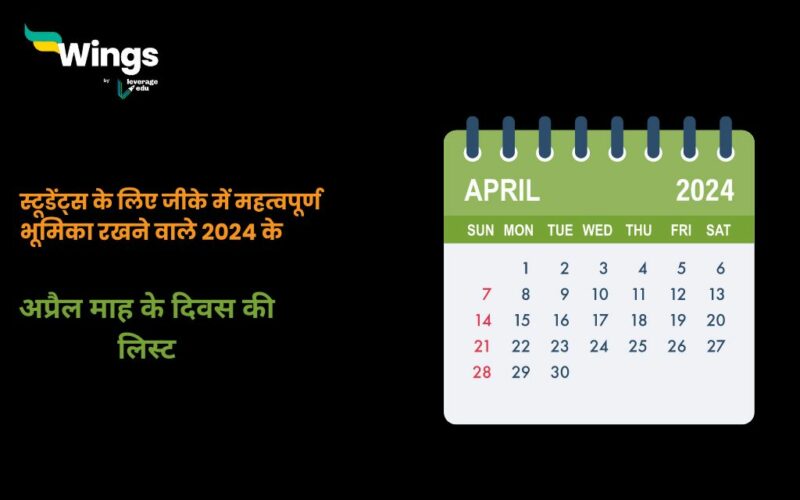 April Important Days in Hindi
