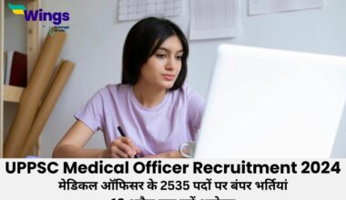 UPPSC Medical Officer Recruitment 2024