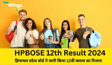 HPBOSE 12th Result 2024