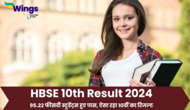 HBSE 10th Result 2024 Roll Number