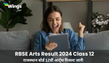 RBSE Arts Result 2024 Class 12