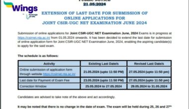 CSIR UGC NET June 2024