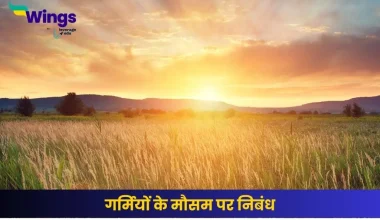 गर्मियों के मौसम पर निबंध