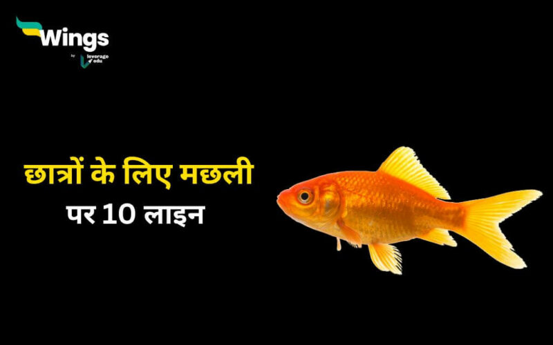 10 Lines On Fish in Hindi