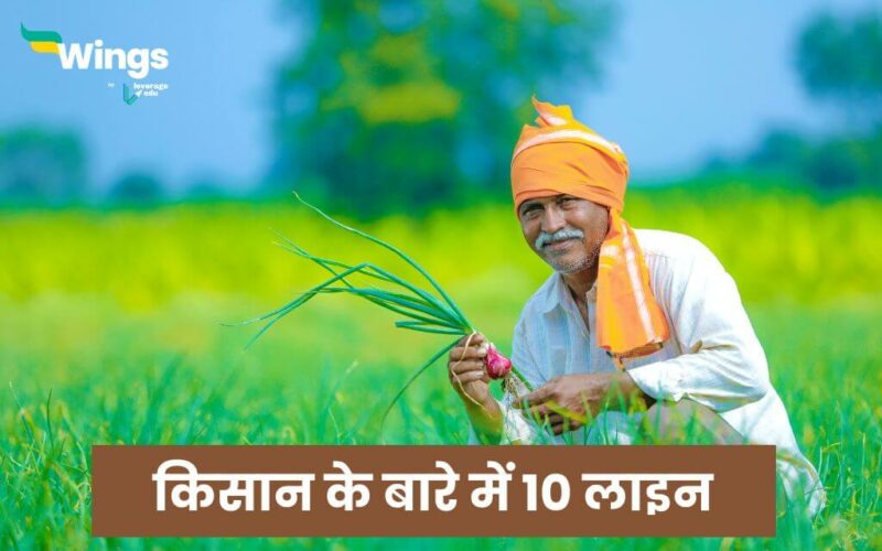 10 Lines On Farmer in Hindi