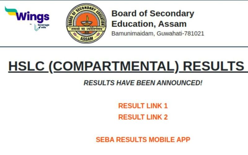 SEBA HSLC Compartment Result 2024