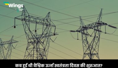 Global Energy Independence Day in Hindi