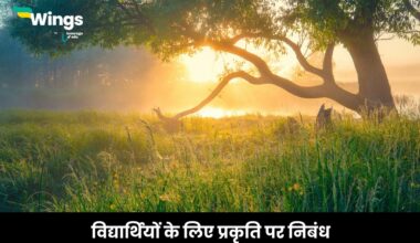 Essay on Nature in Hindi
