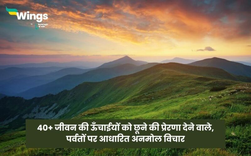 Mountain Quotes in Hindi