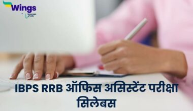 IBPS RRB Office Assistant Syllabus in Hindi