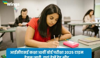 ICSE Class 10th Board Exam 2025 Timetable (1)