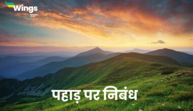 Essay on Mountain in Hindi