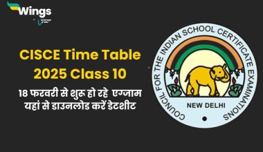 CISCE Time Table 2025 Class 10 (1)