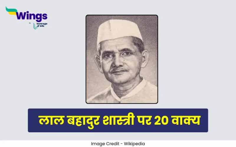20 Lines on Lal Bahadur Shastri in Hindi