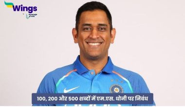 Essay on MS Dhoni in Hindi