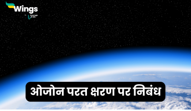 Essay on Ozone Layer Depletion in Hindi