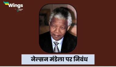 Essay on Nelson Mandela in Hindi