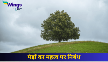 पेड़ों का महत्व पर निबंध