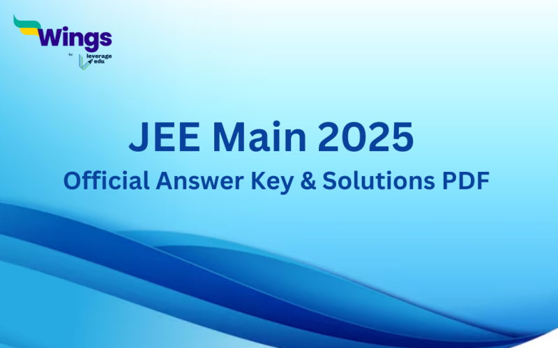 JEE Main 2025 Answer Key & Solutions PDF