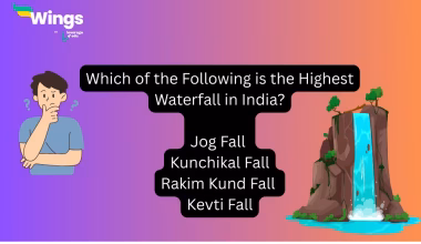 Boy asking a question: "Which of the Following is Highest Waterfall in India"