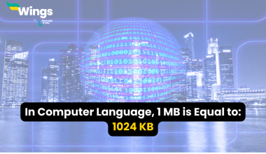 Image telling answer to the question "In Computer Language, 1 MB is Equal to" is 1024 KB