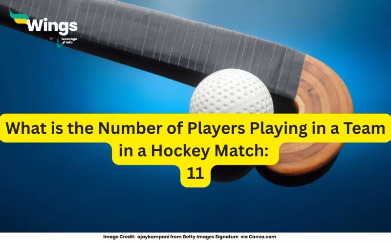 Answering the question "What is the Number of Players Playing in a Team in a Hockey Match" with 11.