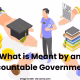 What is Meant by an Accountable Government